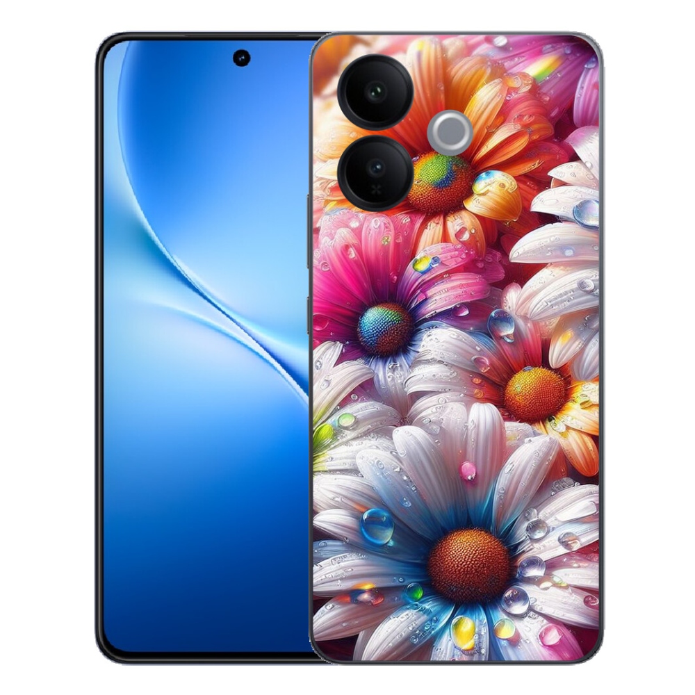 mmCase géltok a Vivo V70 Lite 5G-hez – színes margaréták