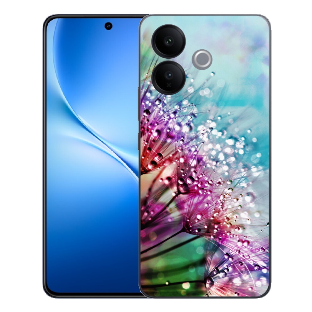 mmCase gél tok a Vivo V70 Lite 5G-hez – színes virágok