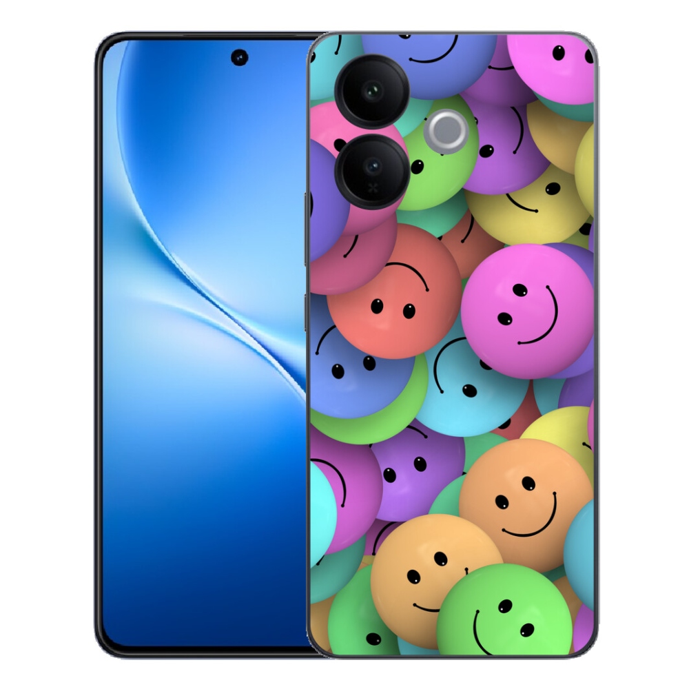 mmCase géltok a Vivo V70 Lite 5G-hez – színes smiley-k