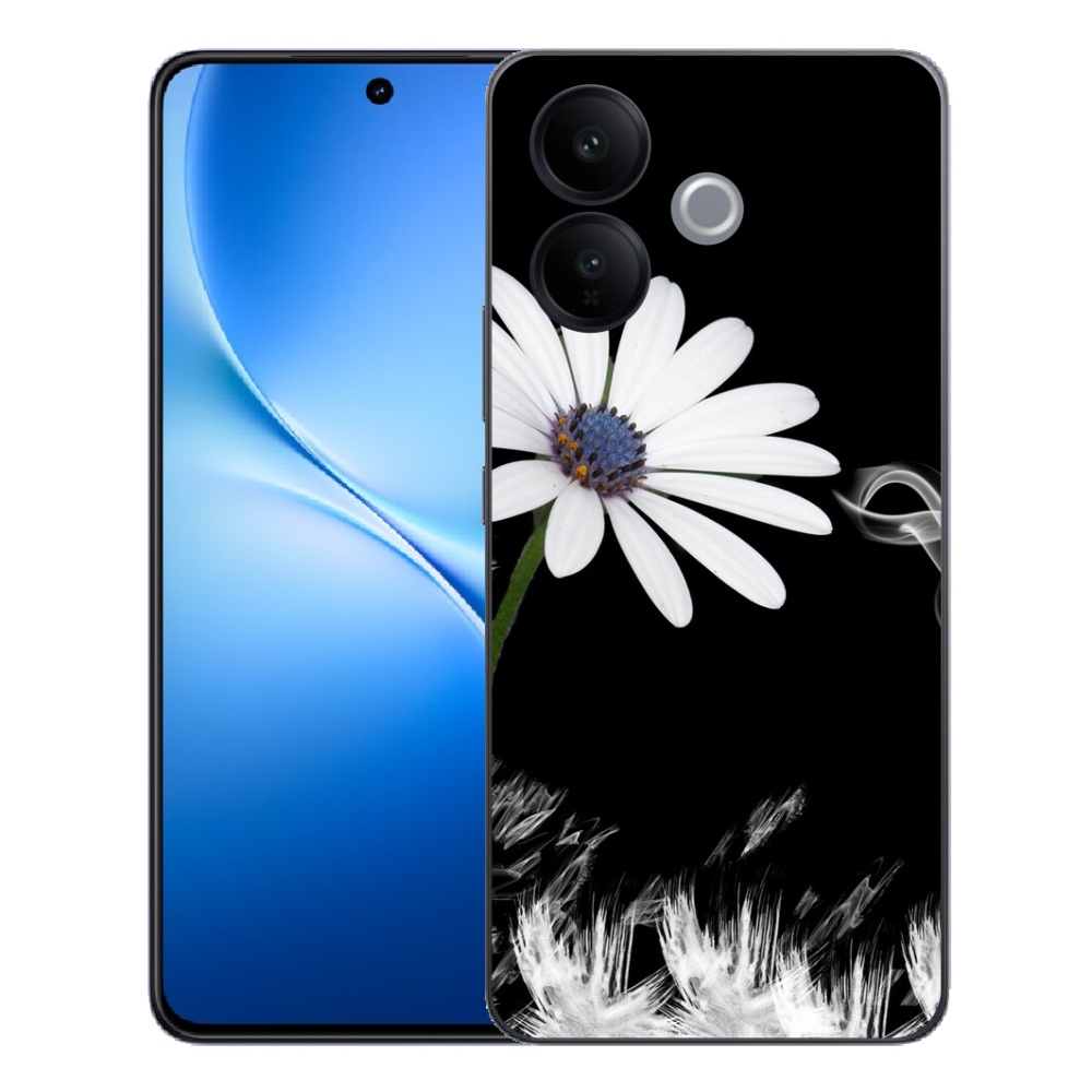 mmCase géltok a Vivo V70 Lite 5G-hez – fehér virág