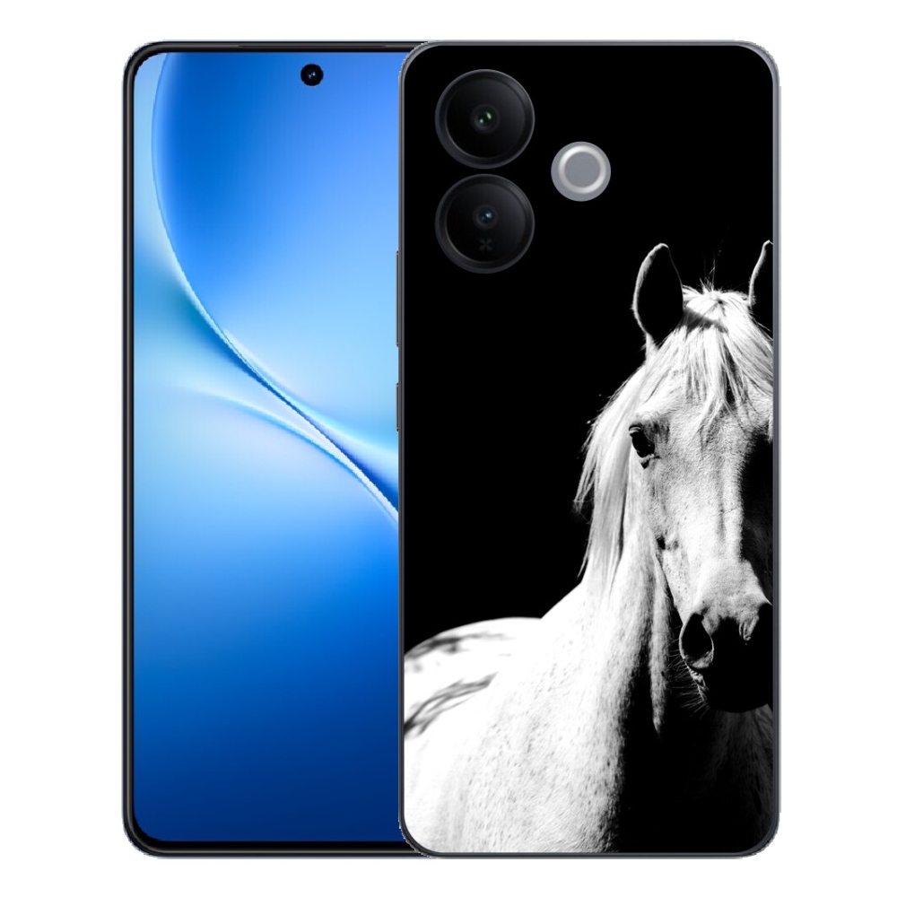 mmCase géltok a Vivo V70 Lite 5G-hez – fehér ló 5