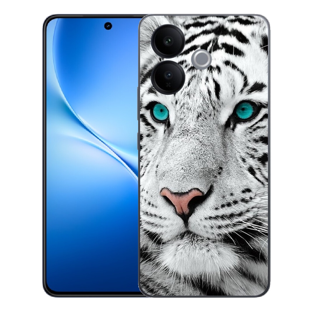 mmCase géltok a Vivo V70 Lite 5G-hez – fehér tigris