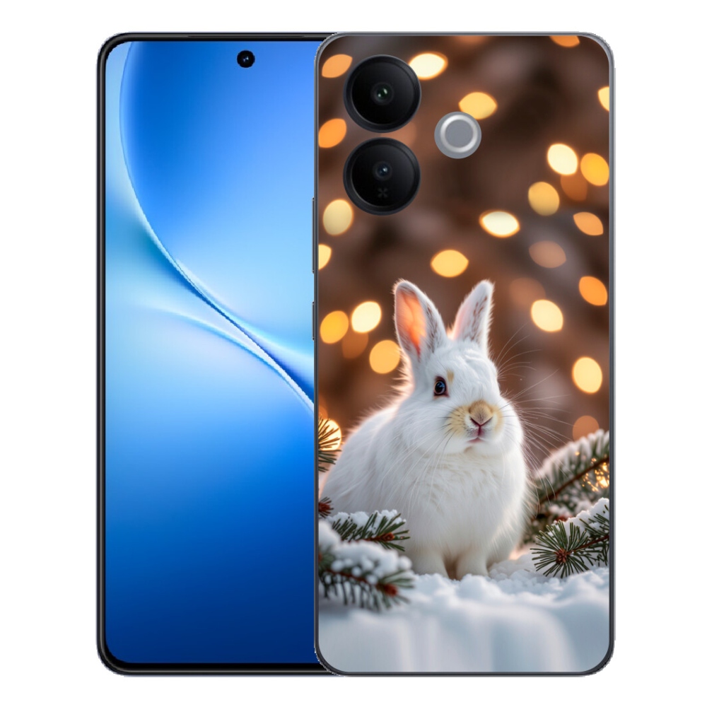mmCase géltok a Vivo V70 Lite 5G-hez – fehér nyúl
