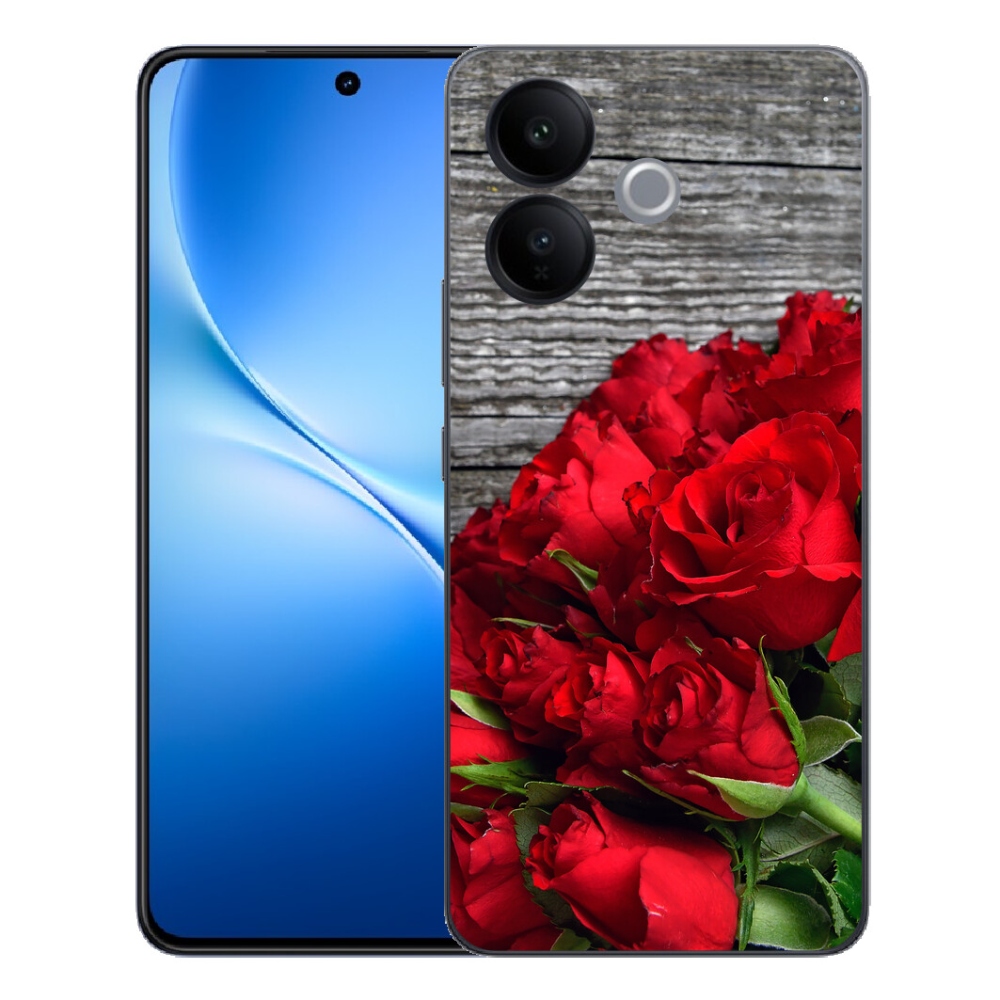 mmCase géltok a Vivo V70 Lite 5G-hez – vörös rózsák