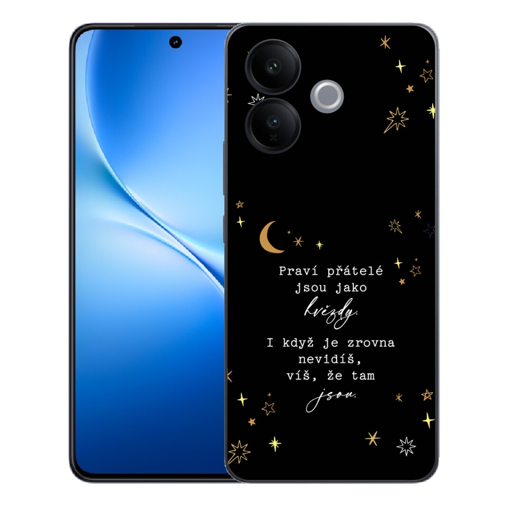 mmCase géltok a Vivo V70 Lite 5G-hez – idézet 6, fekete háttérrel