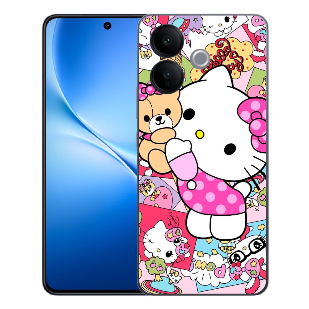 mmCase géltok a Vivo V70 Lite 5G-hez – aranyos cica