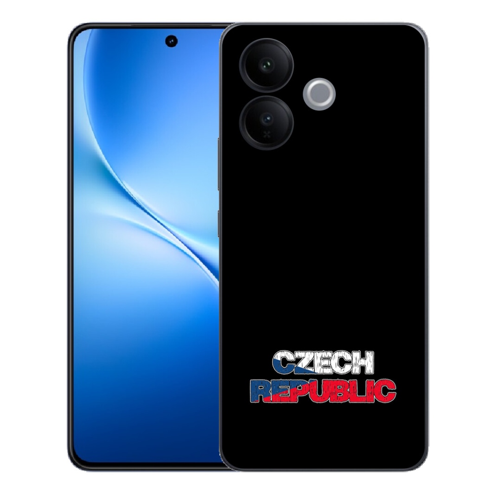 mmCase géltok a Vivo V70 Lite 5G-hez – Csehország, fekete háttér