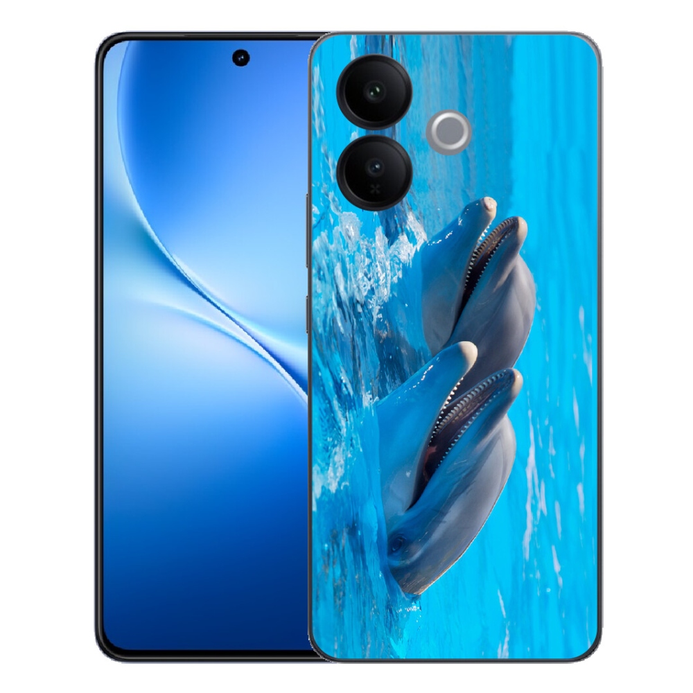 mmCase gél tok a Vivo V70 Lite 5G-hez – delfinek