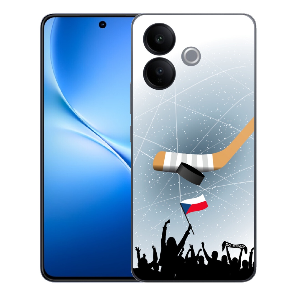 mmCase gél tok a Vivo V70 Lite 5G-hez – jégkorongrajongóknak