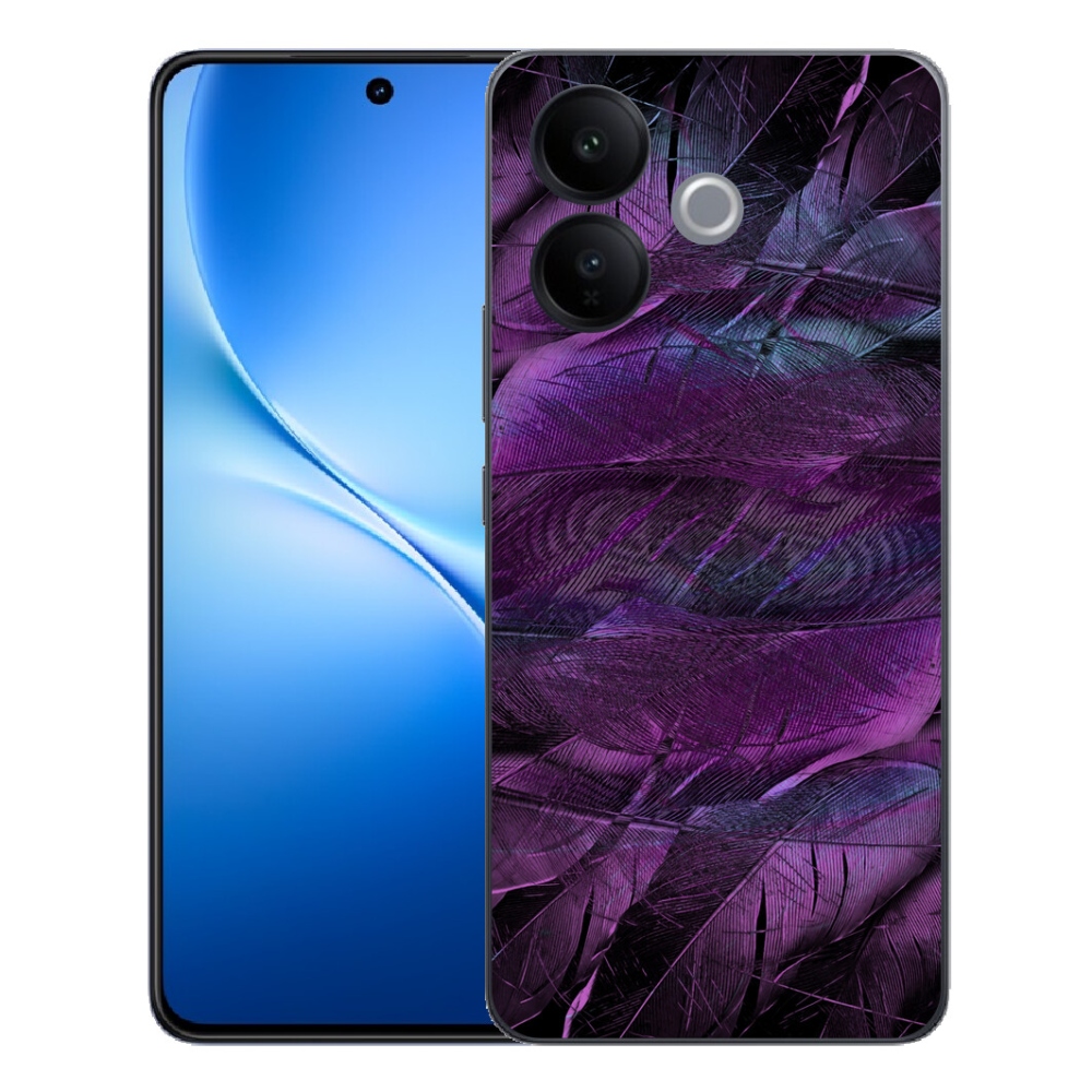 mmCase géltok a Vivo V70 Lite 5G-hez – lila tollak