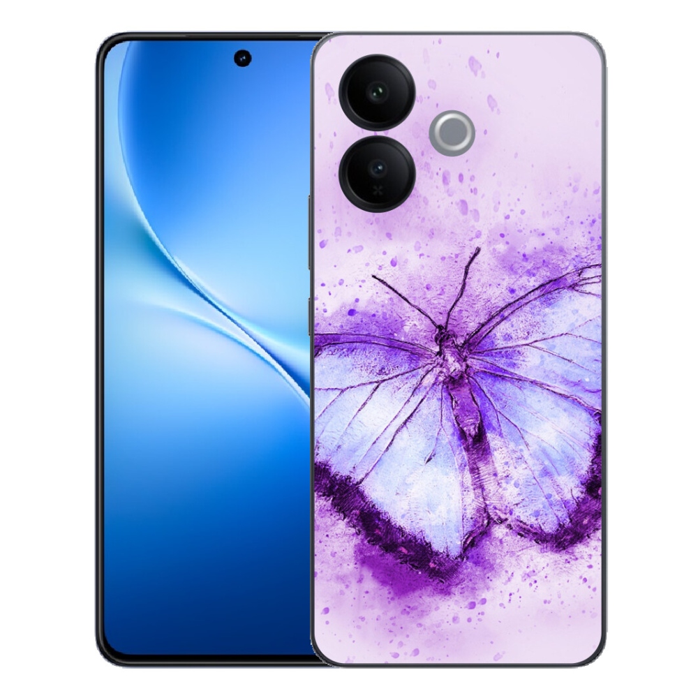 mmCase géltok a Vivo V70 Lite 5G-hez – lila pillangó