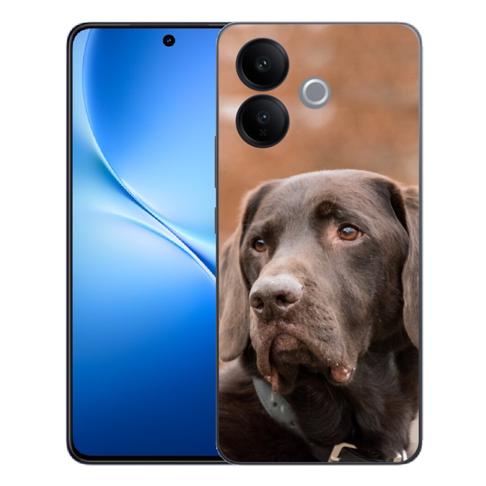 mmCase géltok a Vivo V70 Lite 5G-hez – barna labrador