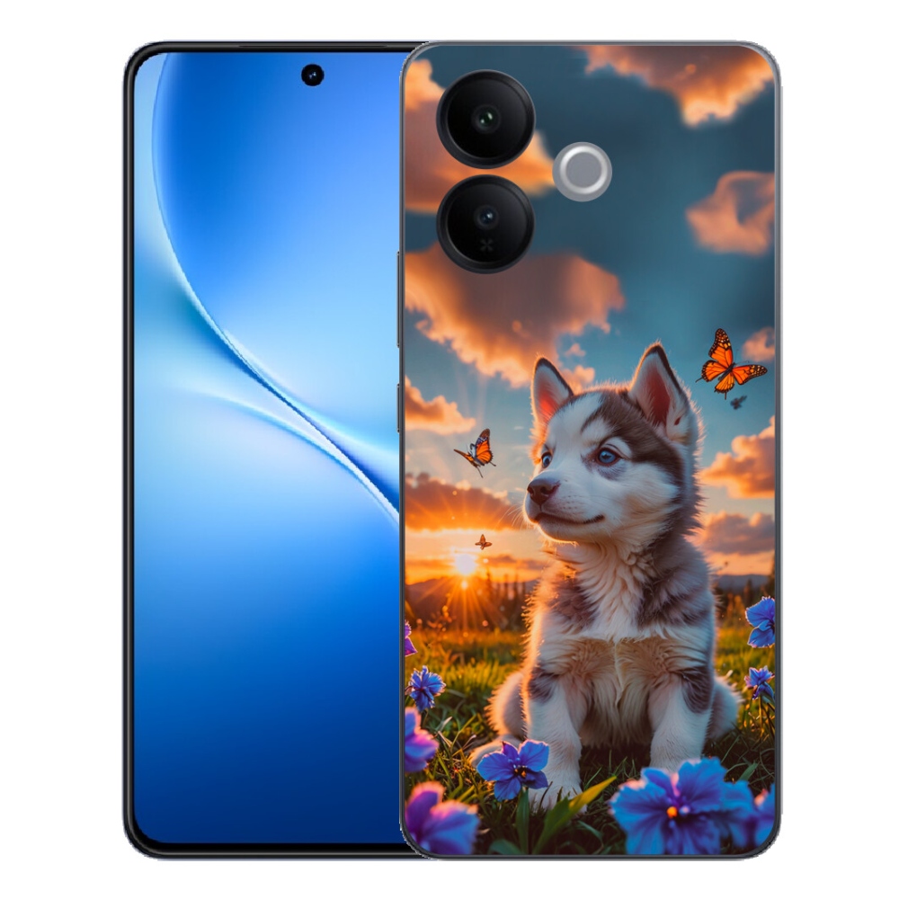 mmCase gél tok a Vivo V70 Lite 5G-hez – husky naplementekor
