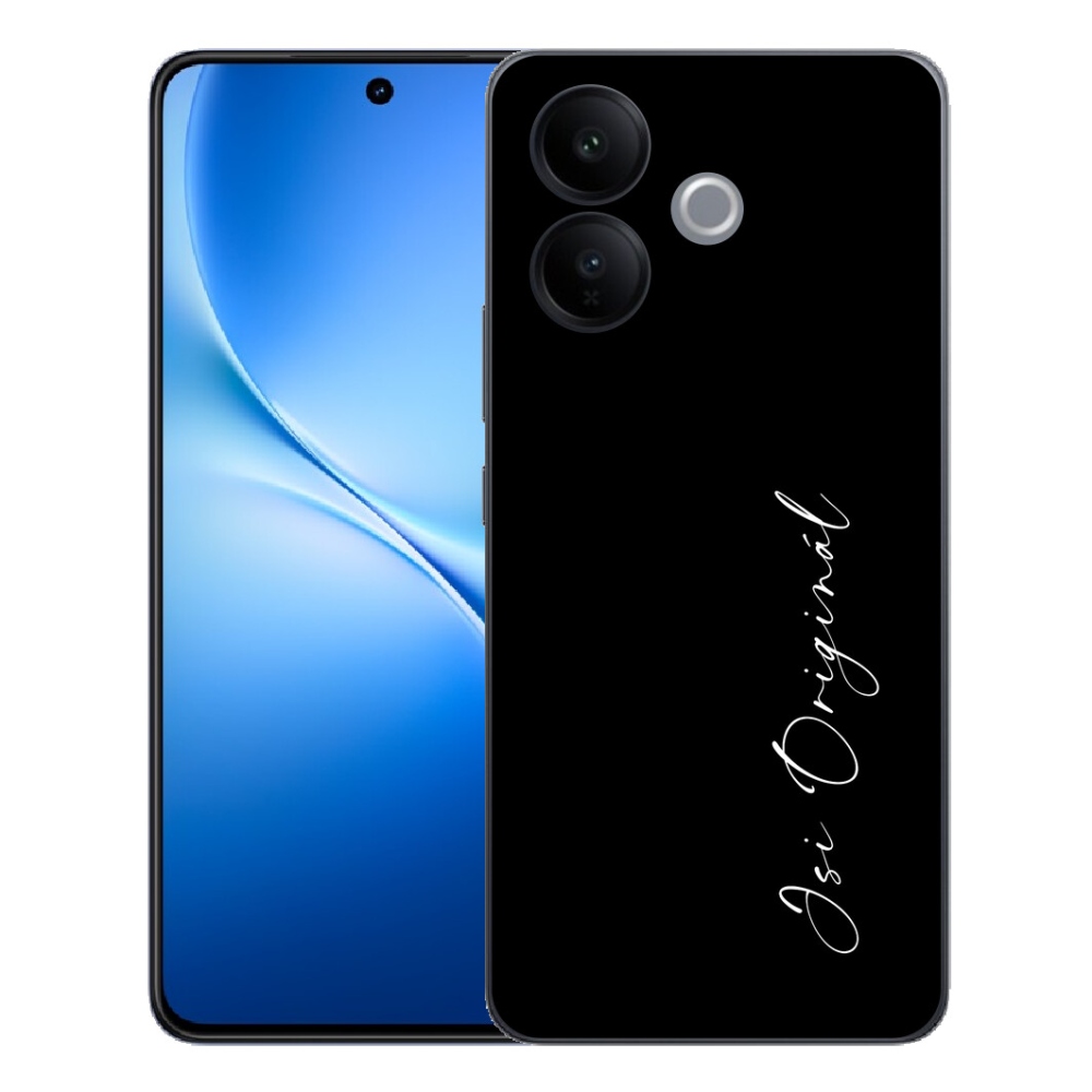 mmCase gél tok a Vivo V70 Lite 5G-hez – eredeti, fekete háttérrel