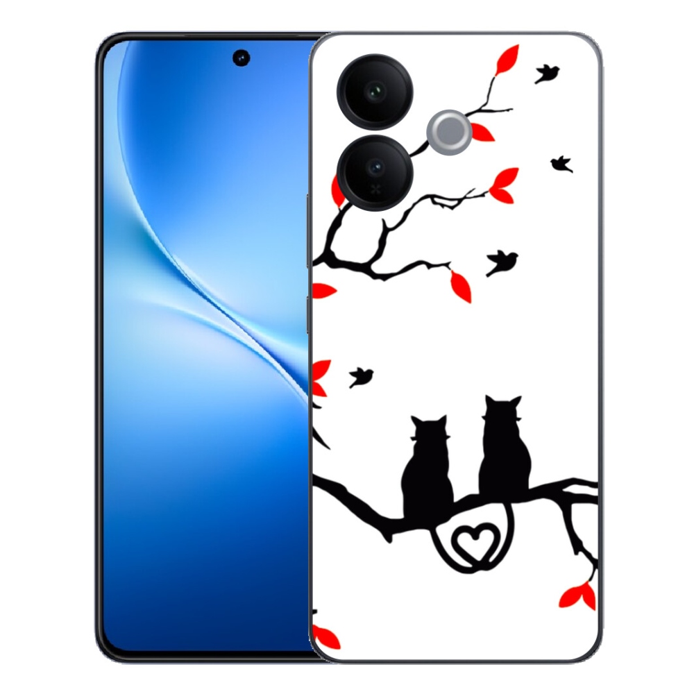 mmCase gél tok a Vivo V70 Lite 5G-hez – macskás szerelem
