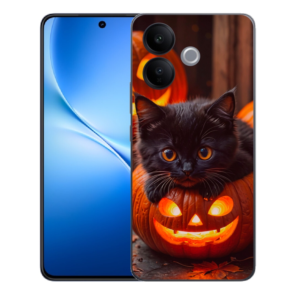 mmCase géltok a Vivo V70 Lite 5G-hez – cica és sütőtök