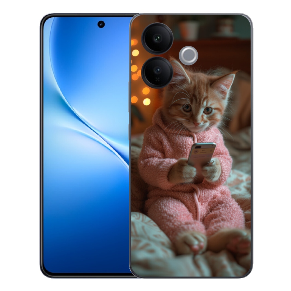 mmCase géltok a Vivo V70 Lite 5G-hez – cica mobiltelefonnal