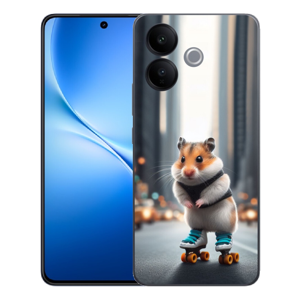 mmCase géltok a Vivo V70 Lite 5G-hez – görkorcsolyás hörcsög