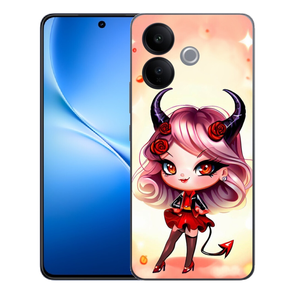 mmCase géltok a Vivo V70 Lite 5G-hez – rajzolt kis ördögnő
