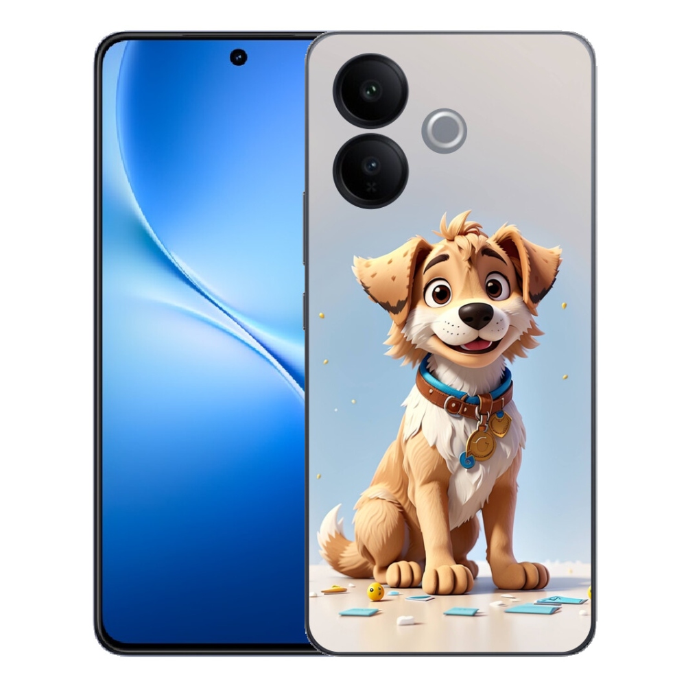 mmCase géltok a Vivo V70 Lite 5G-hez – rajzolt kiskutya