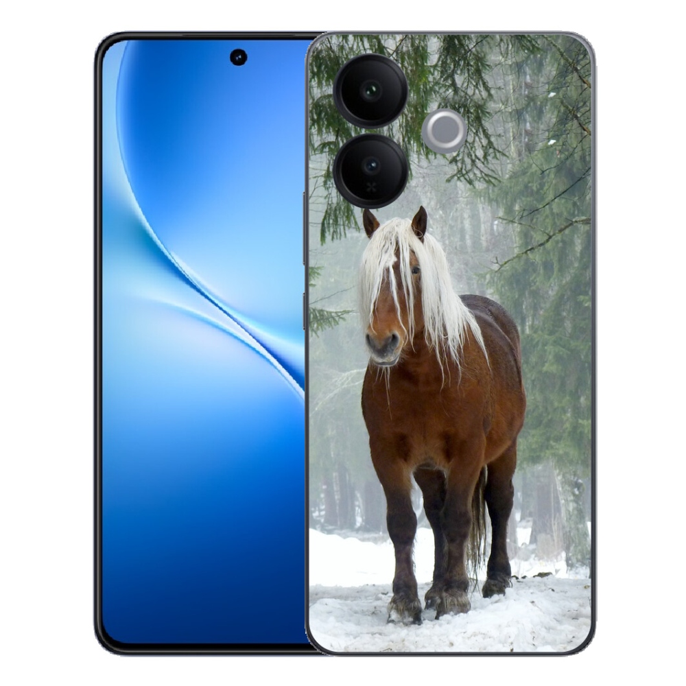 mmCase géltok a Vivo V70 Lite 5G-hez – ló az erdőben
