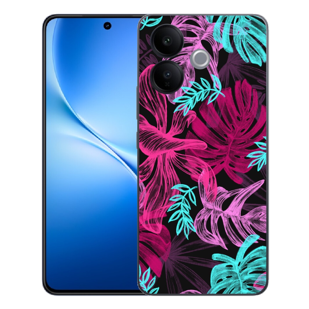 mmCase gél tok a Vivo V70 Lite 5G-hez – virágok 1