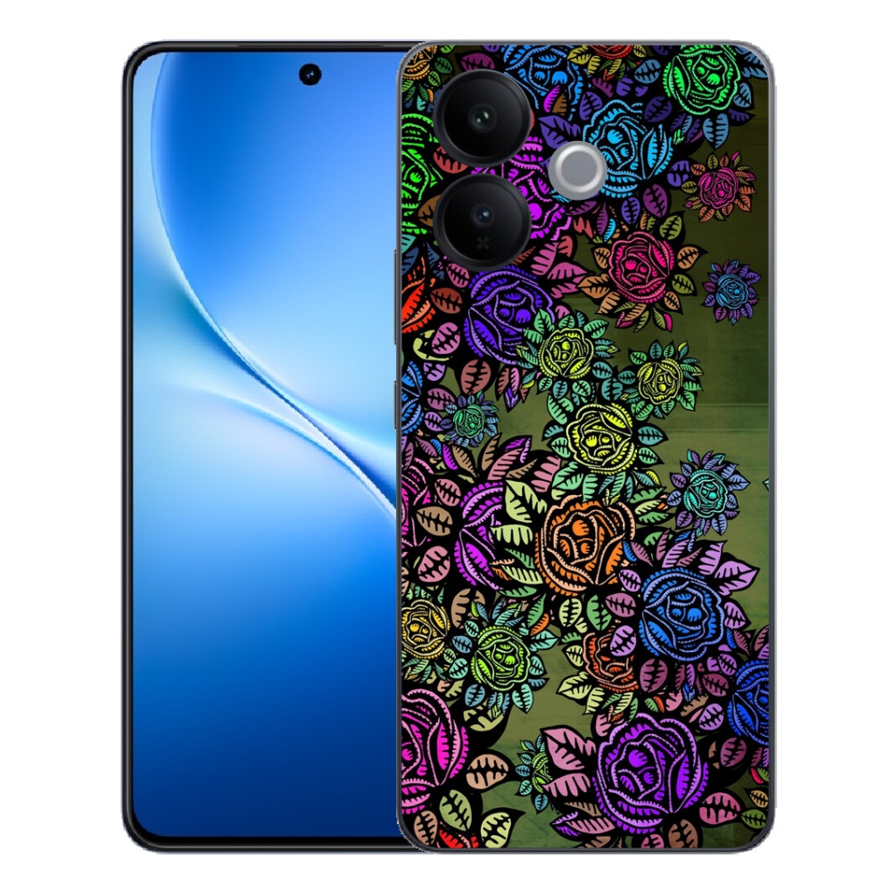 mmCase géltok a Vivo V70 Lite 5G-hez – virágok 6