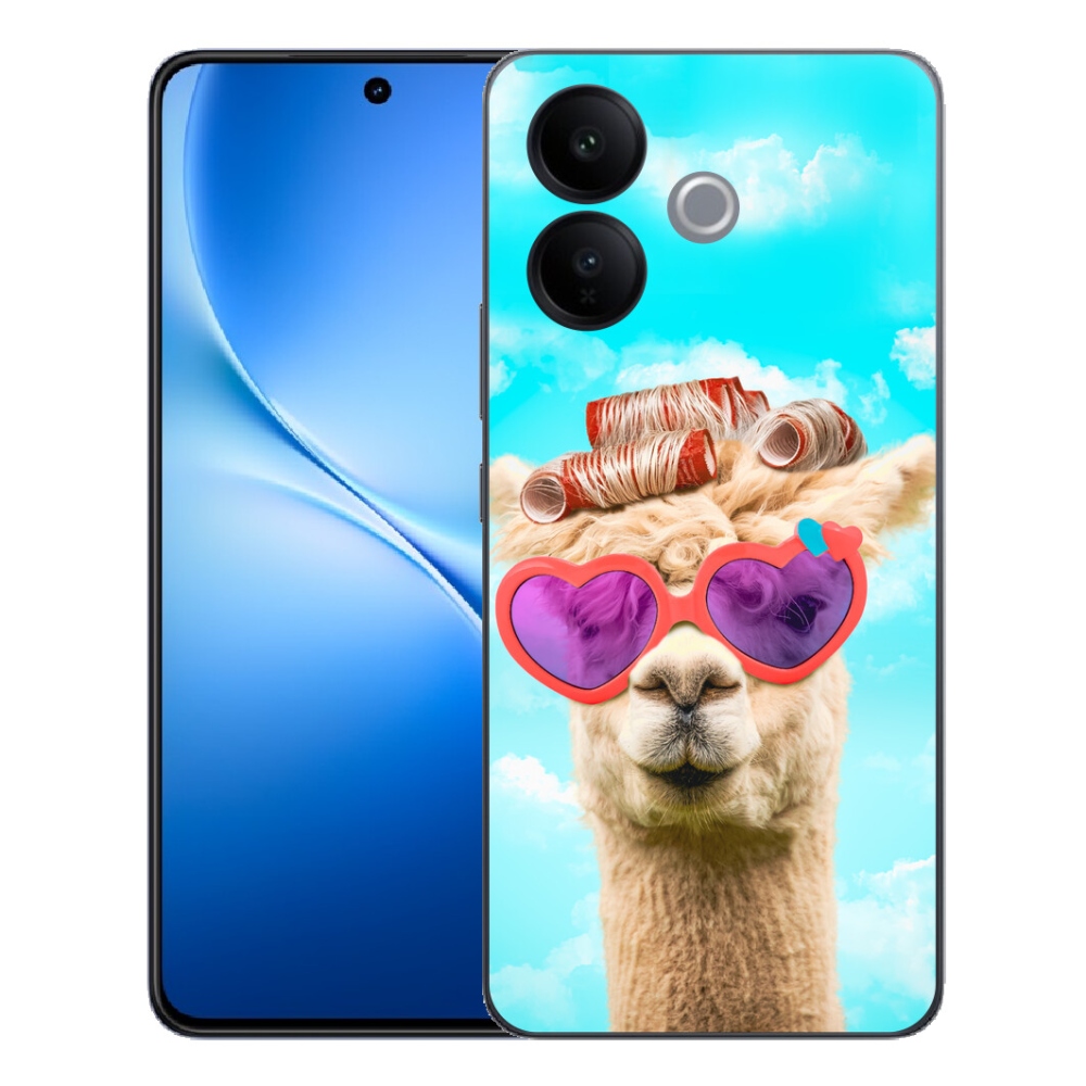 mmCase géltok a Vivo V70 Lite 5G-hez – szemüveges láma