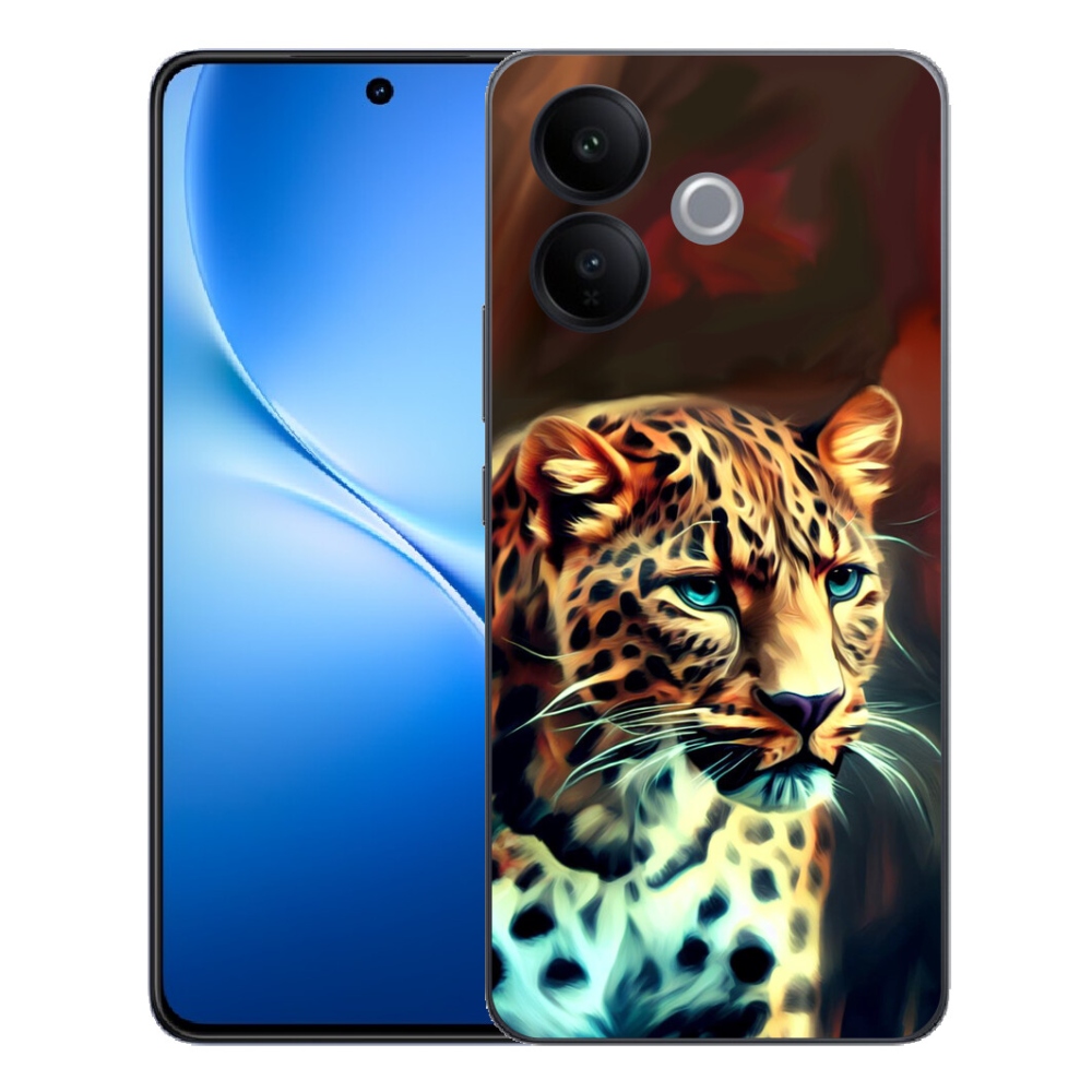 mmCase géltok a Vivo V70 Lite 5G-hez – leopárdminta