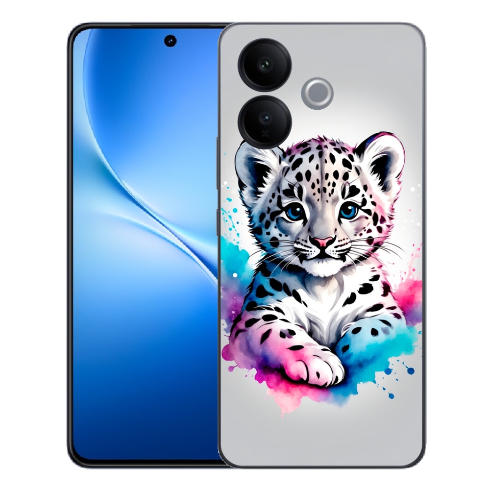 mmCase gélhuzat a Vivo V70 Lite 5G-hez – leopárdkölyök