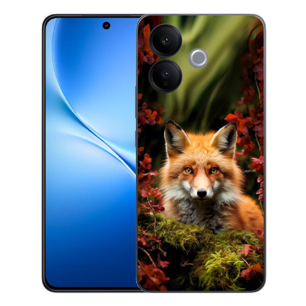mmCase gélhuzat a Vivo V70 Lite 5G-hez – róka az erdőben