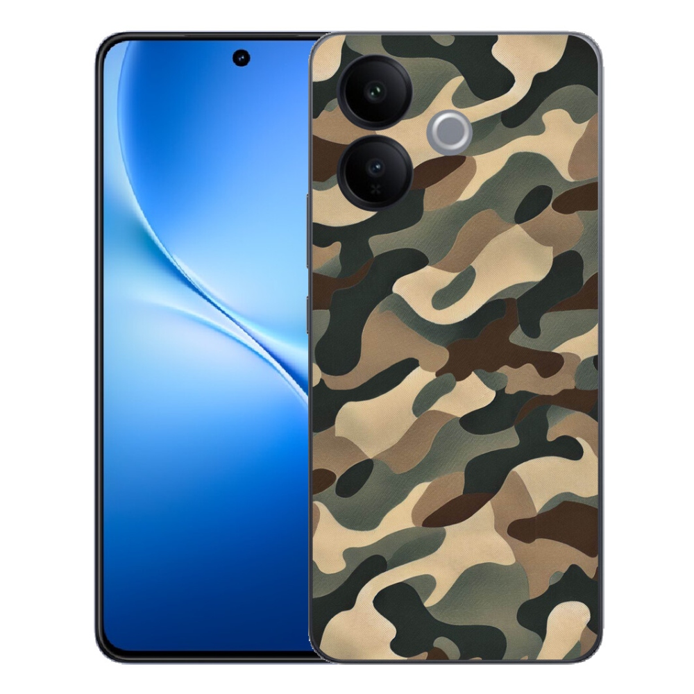 mmCase gél tok a Vivo V70 Lite 5G-hez – kamuflázsminta 11