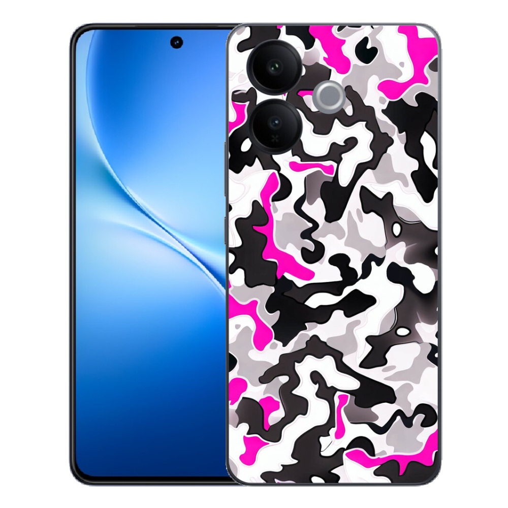 mmCase gél tok a Vivo V70 Lite 5G-hez – kamuflázsminta 5