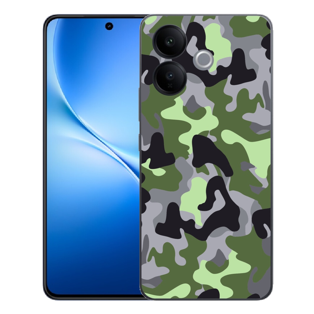 mmCase gél tok a Vivo V70 Lite 5G-hez – kamuflázsminta 7