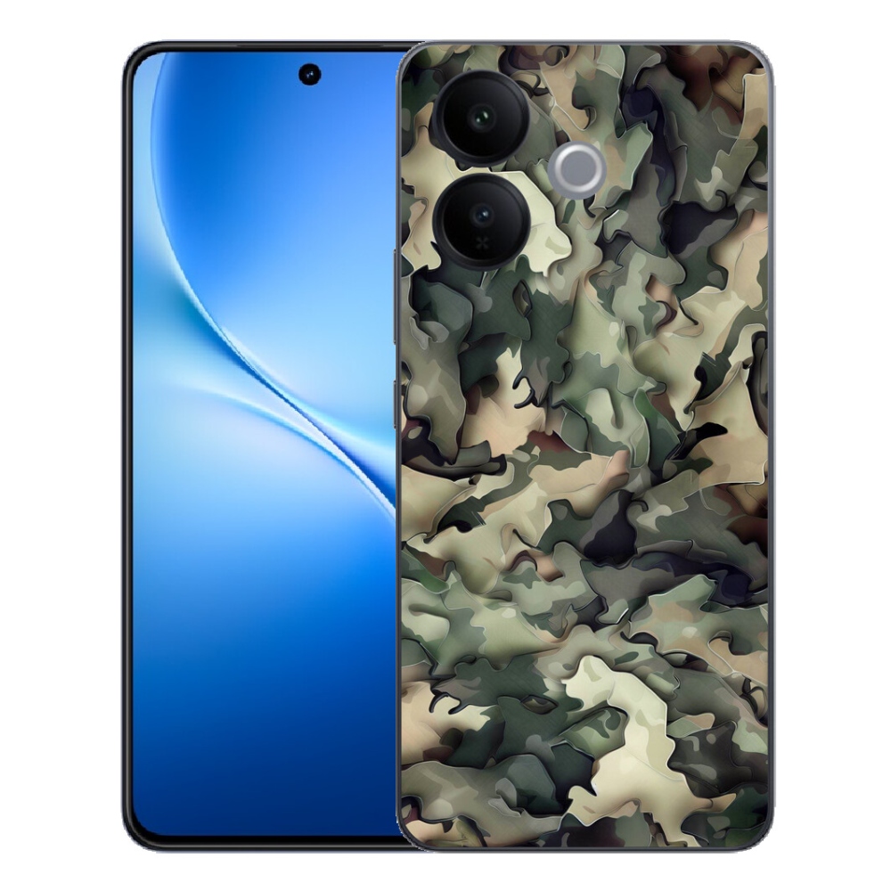 mmCase géltok a Vivo V70 Lite 5G-hez – kamuflázsminta 9