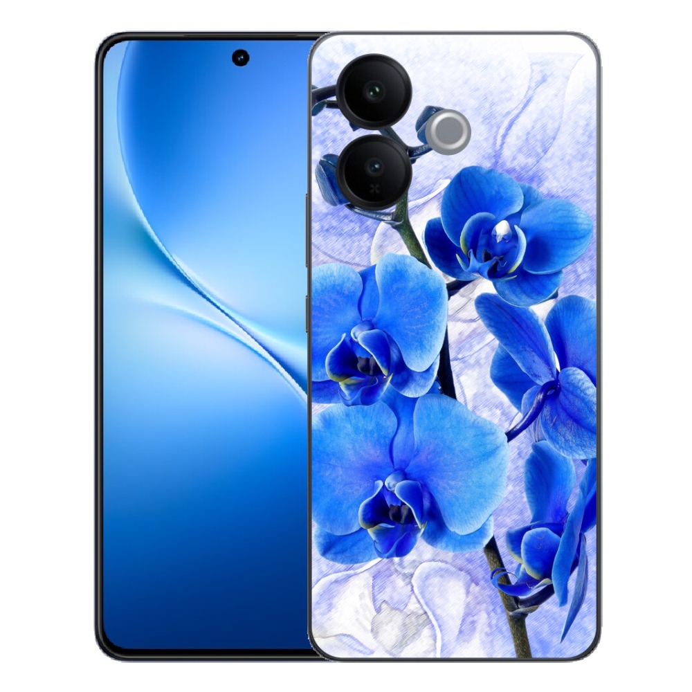 mmCase géltok a Vivo V70 Lite 5G-hez – kék virágok