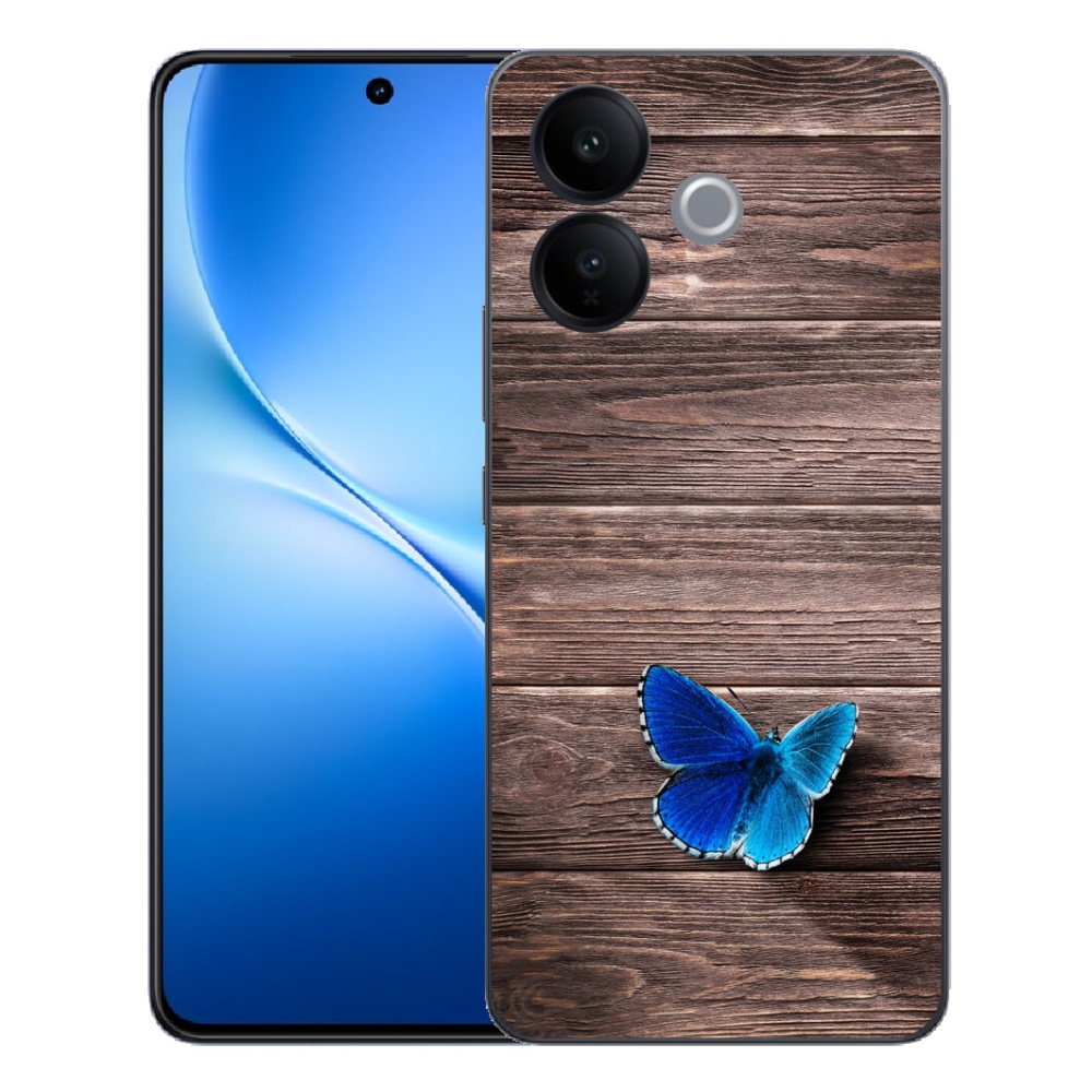 mmCase géltok a Vivo V70 Lite 5G-hez – kék pillangó 1