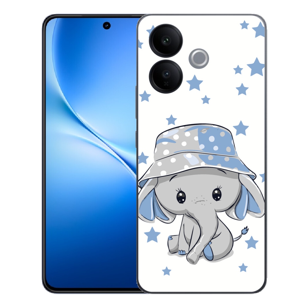 mmCase gél tok a Vivo V70 Lite 5G-hez – kék elefánt