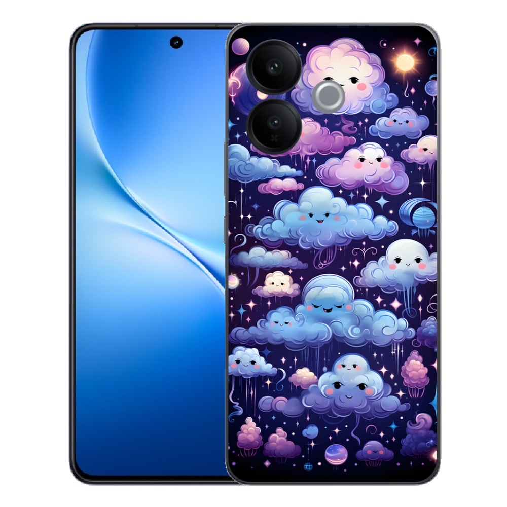 mmCase gélhuzat a Vivo V70 Lite 5G-hez – felhők