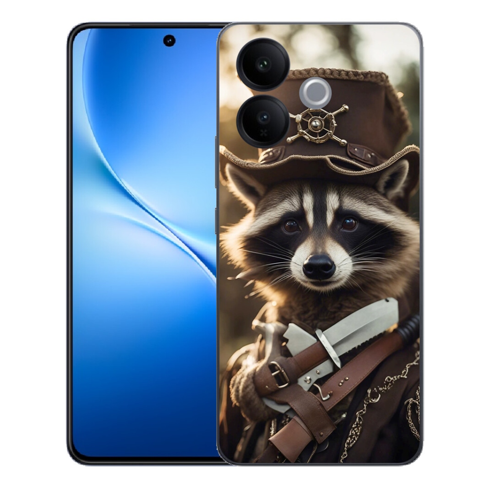 mmCase géltok a Vivo V70 Lite 5G-hez – egyenruhás mosómedve