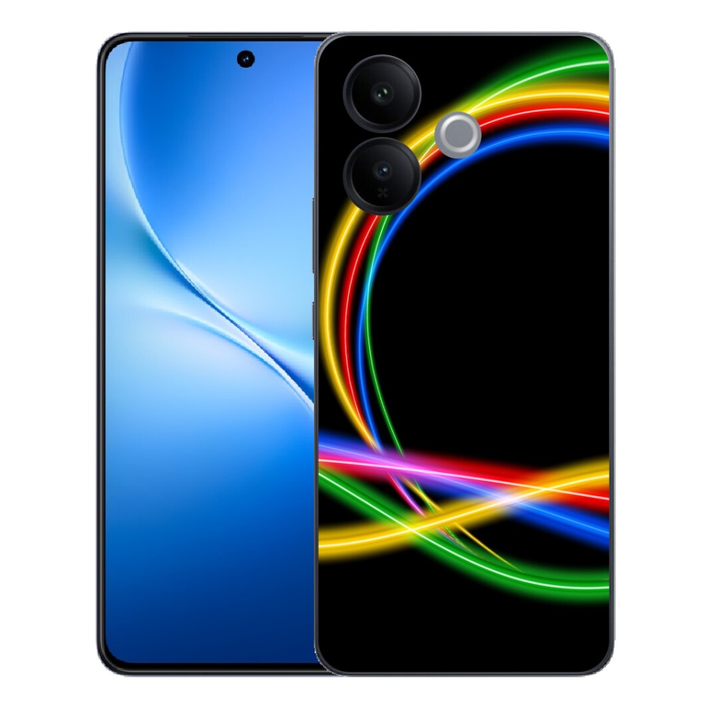 mmCase gélhuzat a Vivo V70 Lite 5G-hez – neon körök