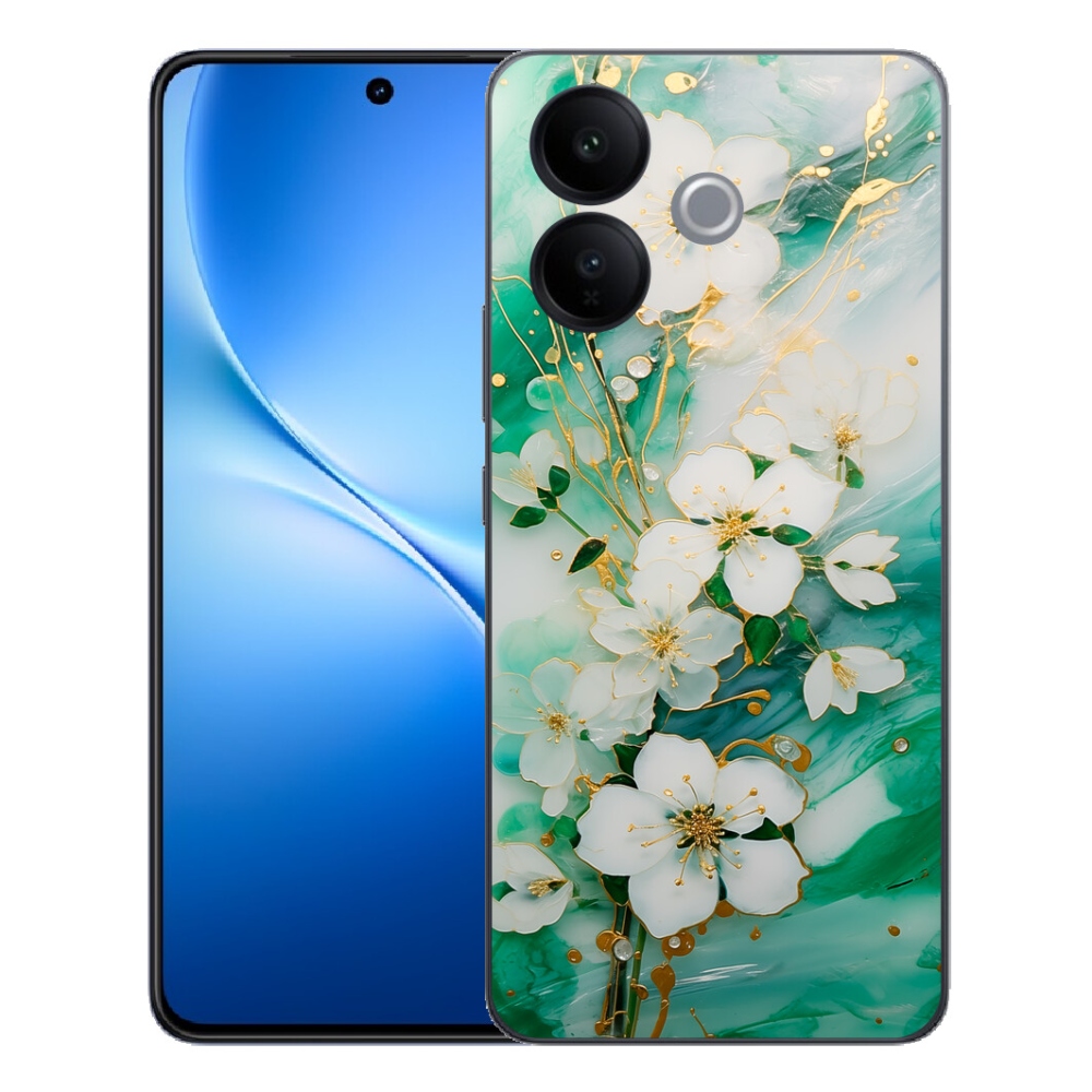 mmCase géltok a Vivo V70 Lite 5G-hez – finom virágok