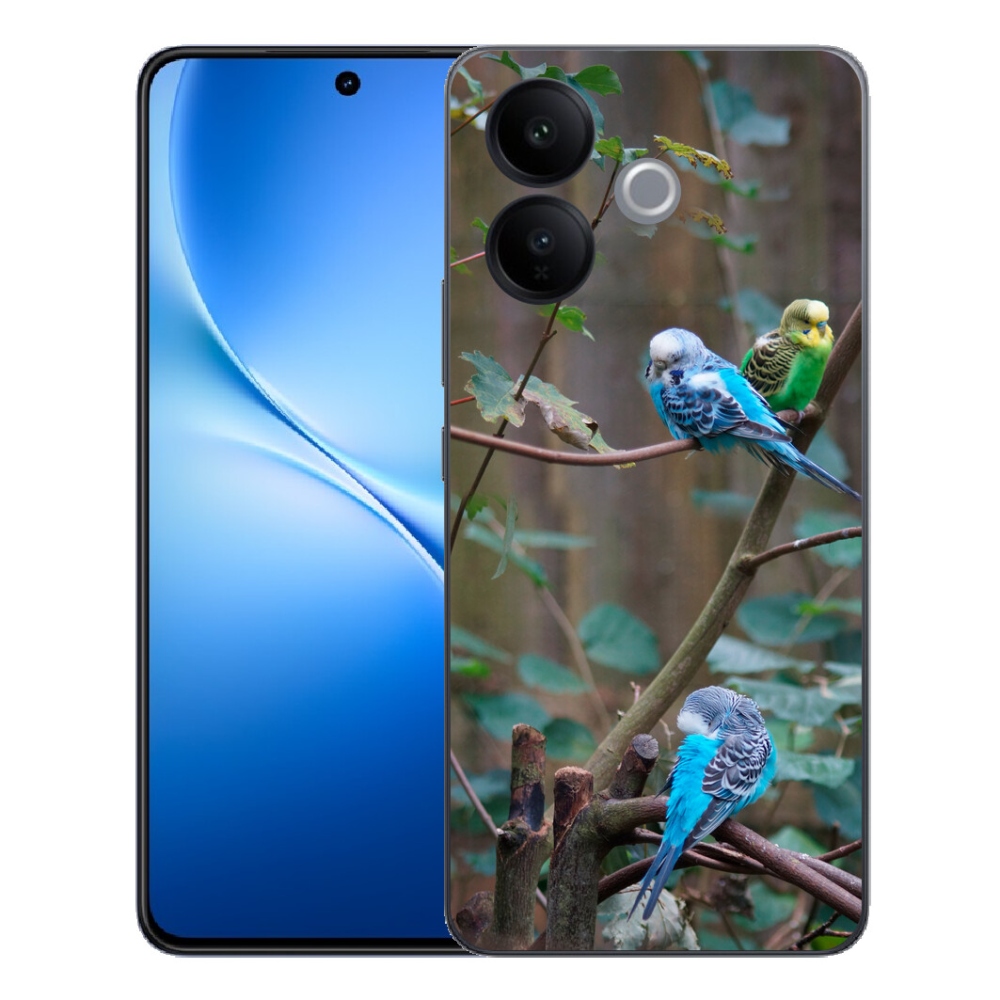 mmCase géltok a Vivo V70 Lite 5G-hez – papagájok egy ágon