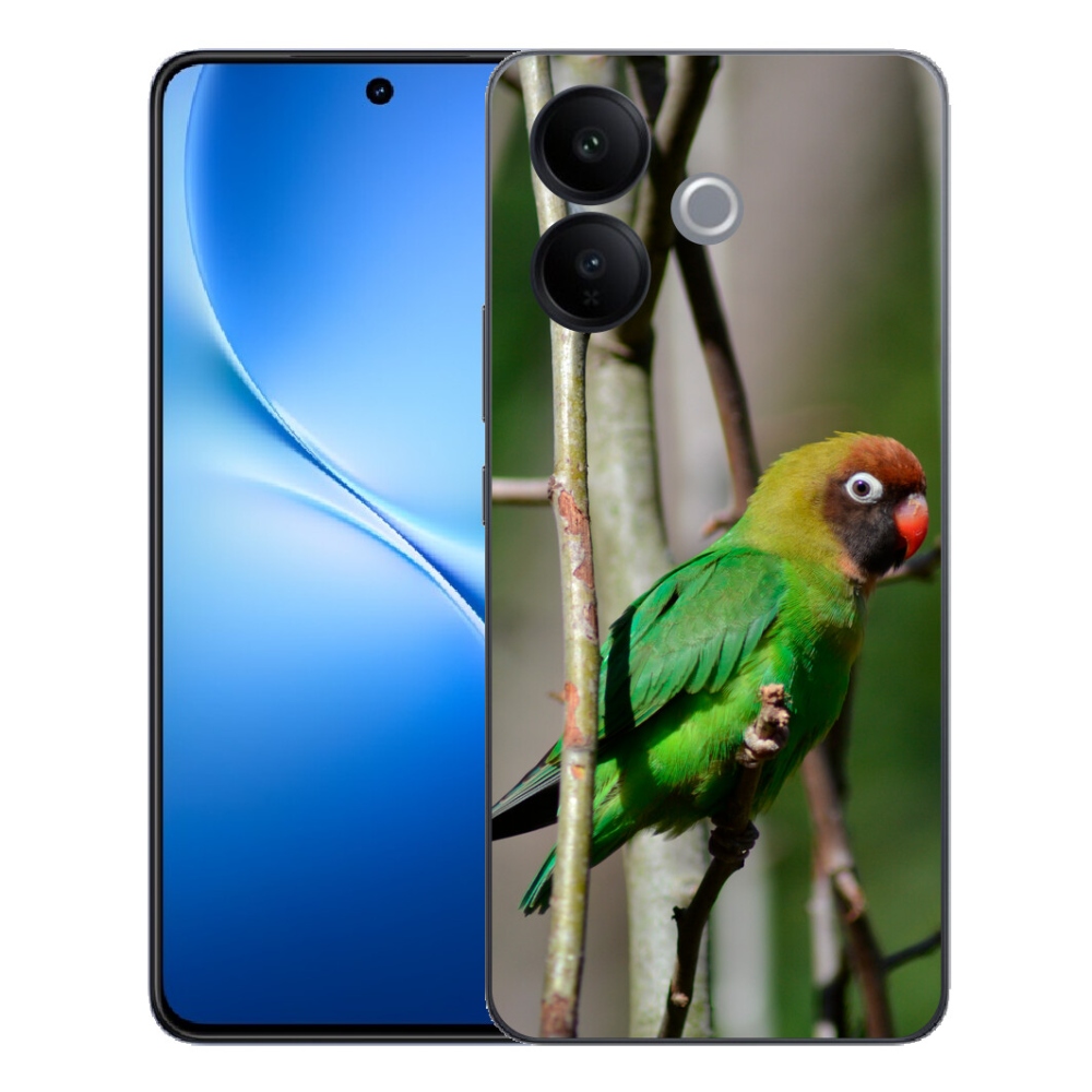 mmCase gélhuzat a Vivo V70 Lite 5G-hez – agapornis papagáj