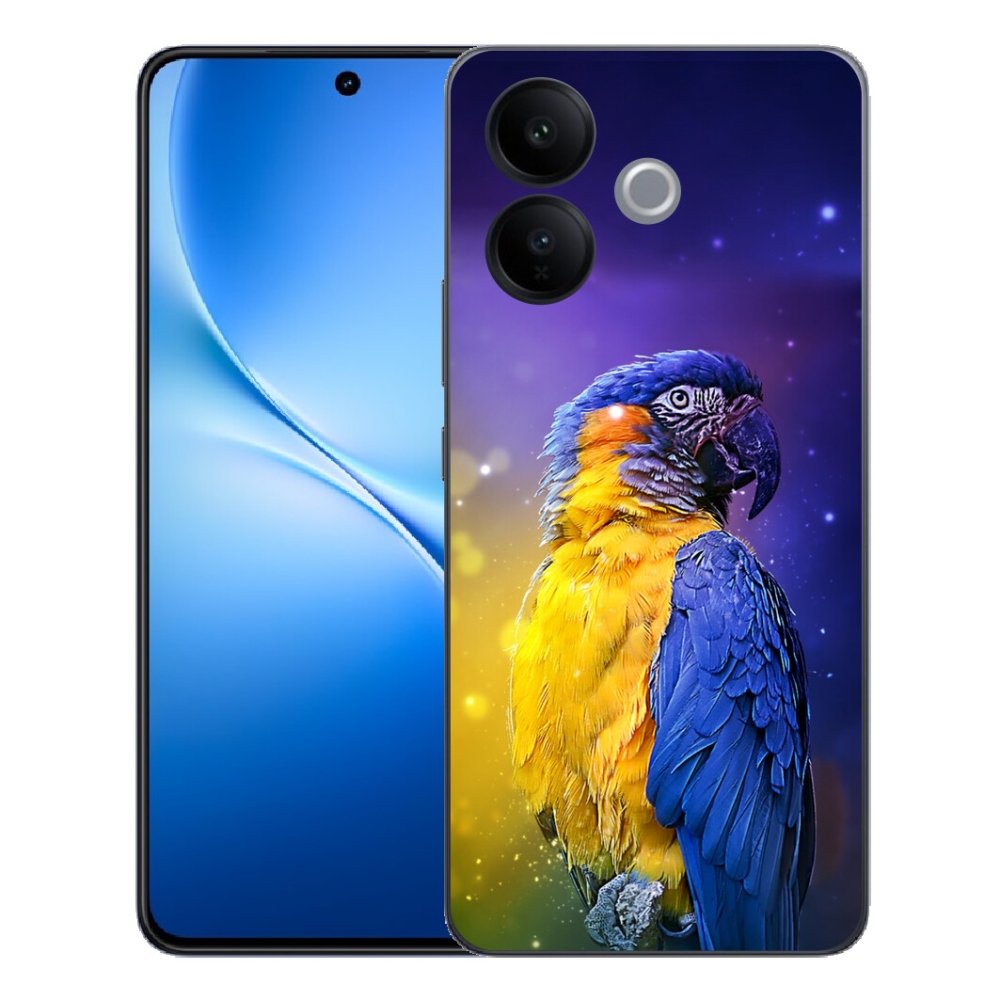 mmCase gél tok a Vivo V70 Lite 5G-hez – ara papagáj 1