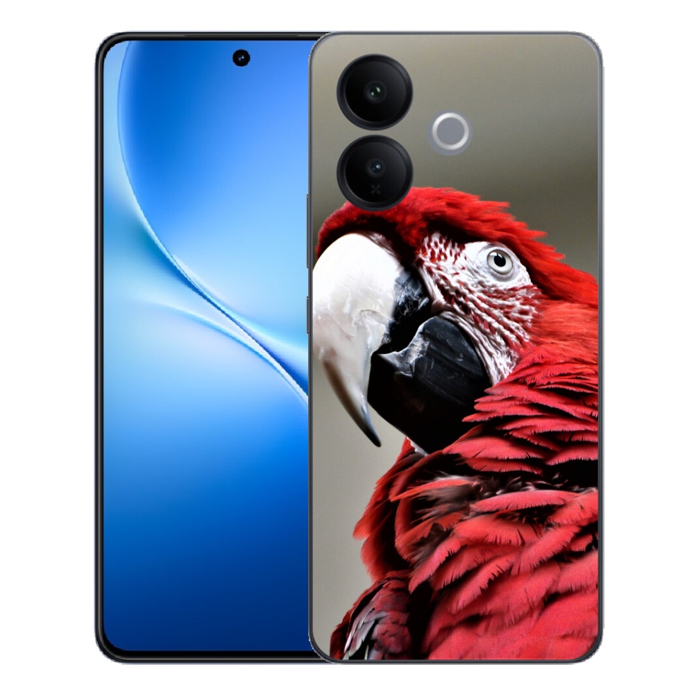 mmCase géltok a Vivo V70 Lite 5G-hez – vörös ara papagáj