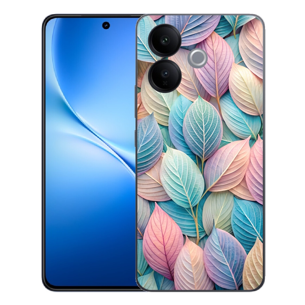 mmCase géltok a Vivo V70 Lite 5G-hez – pasztell levelek
