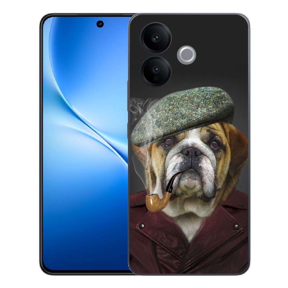 mmCase géltok a Vivo V70 Lite 5G-hez – pipázó kutya