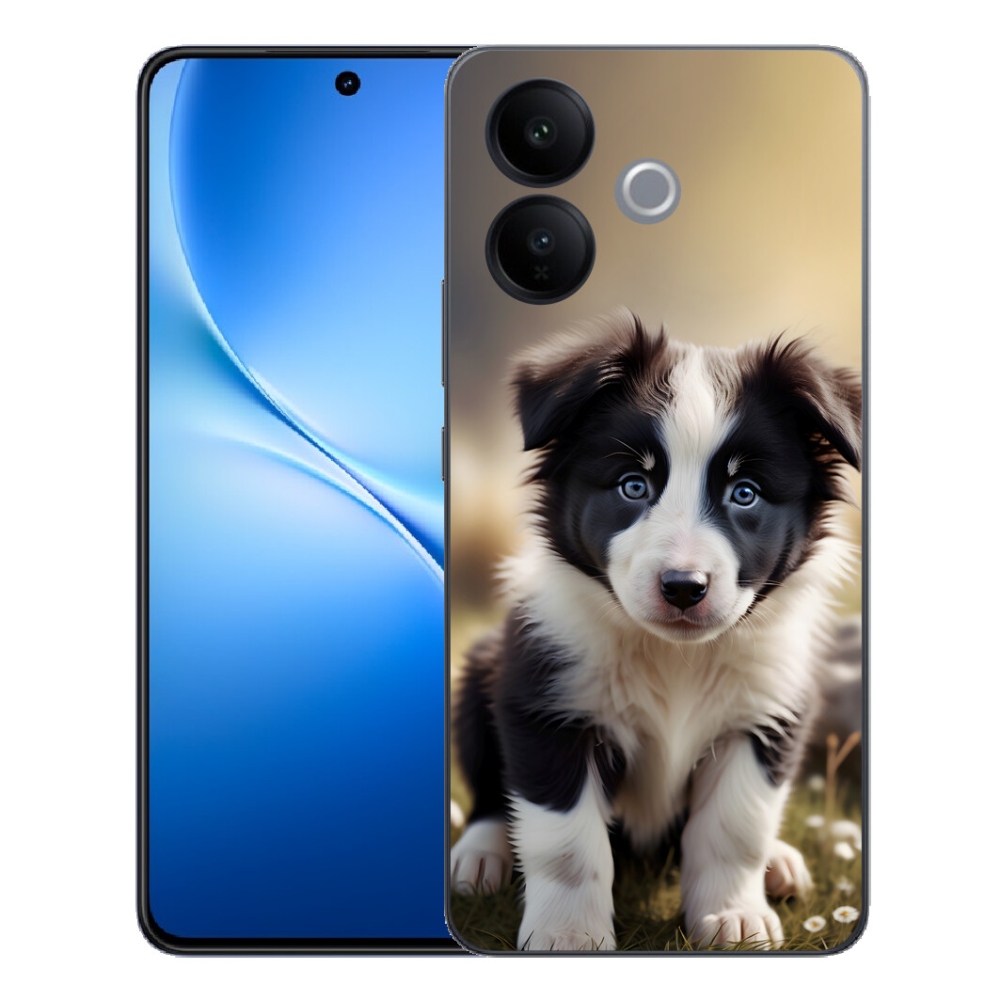 mmCase gél tok a Vivo V70 Lite 5G-hez – aranyos border collie