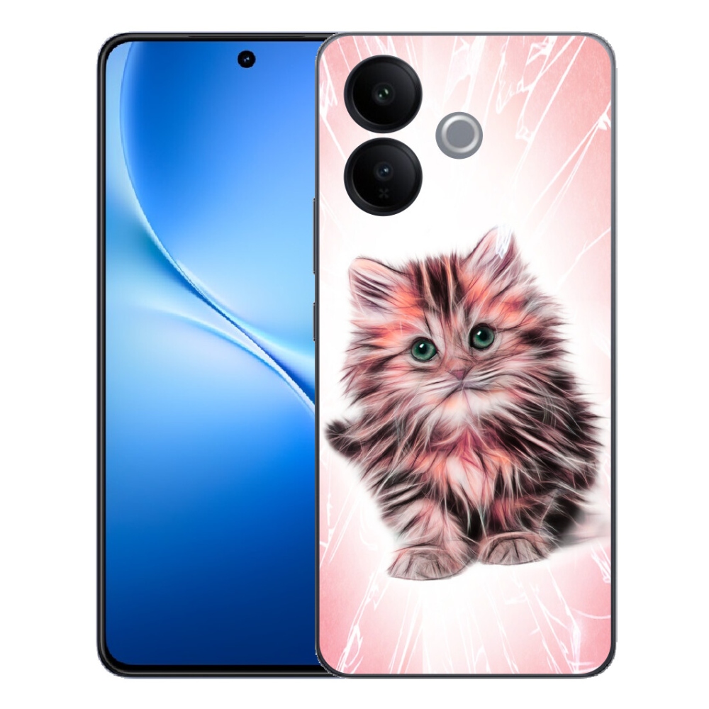 mmCase gél tok a Vivo V70 Lite 5G-hez – aranyos cica